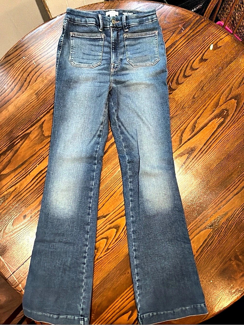 Good American Good Curve Bootcut Blue Bootcut Jeans Waist 28